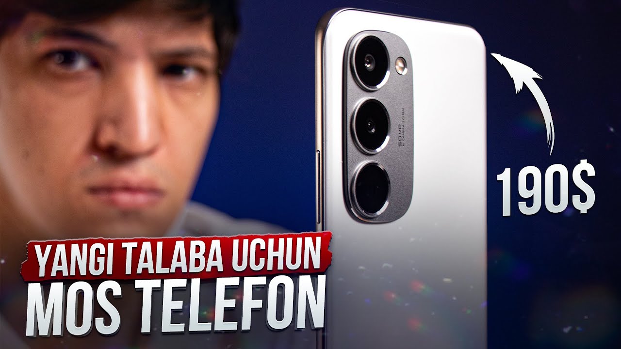 Student uchun mos telefon – Tecno Spark 40 Pro Plus obzori