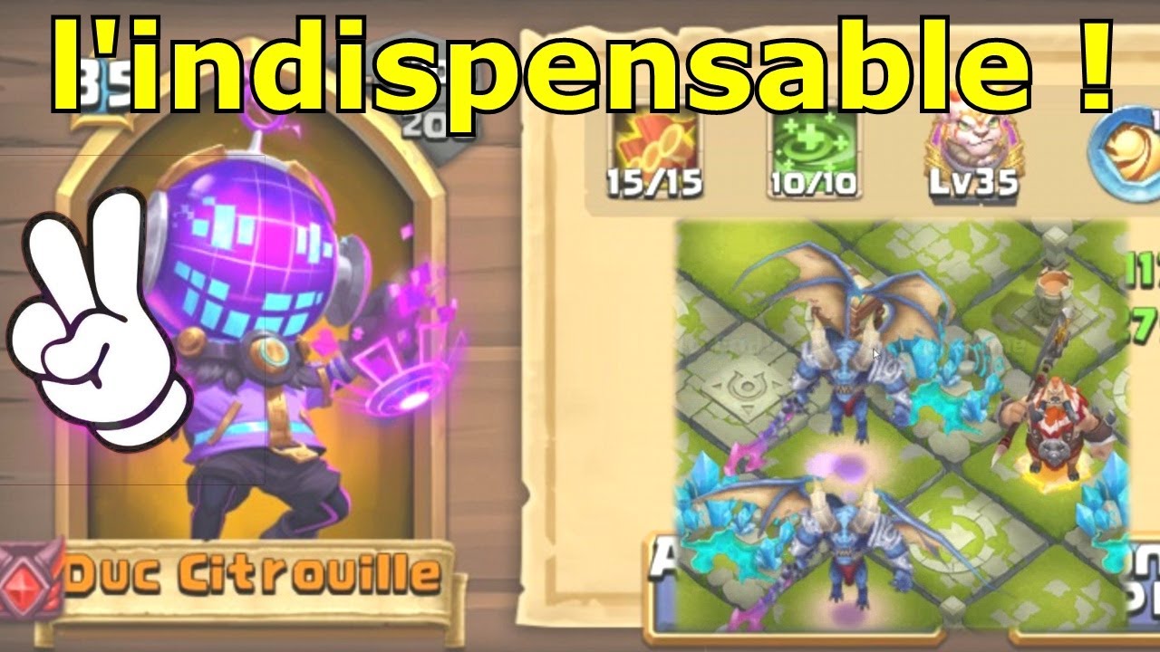 Duc Citrouille de compétition ! Castle Clash