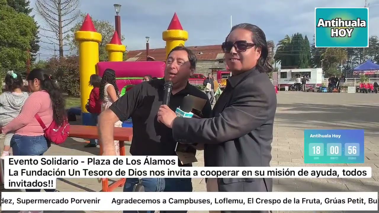Evento Solidario - Plaza de Los ÁlamosLa Fundación Un Tesoro de Dios nos invita a cooperar