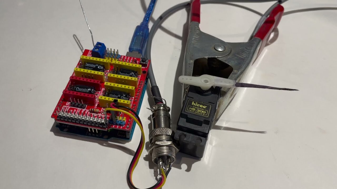 Servo Added To CNC with grbl Software