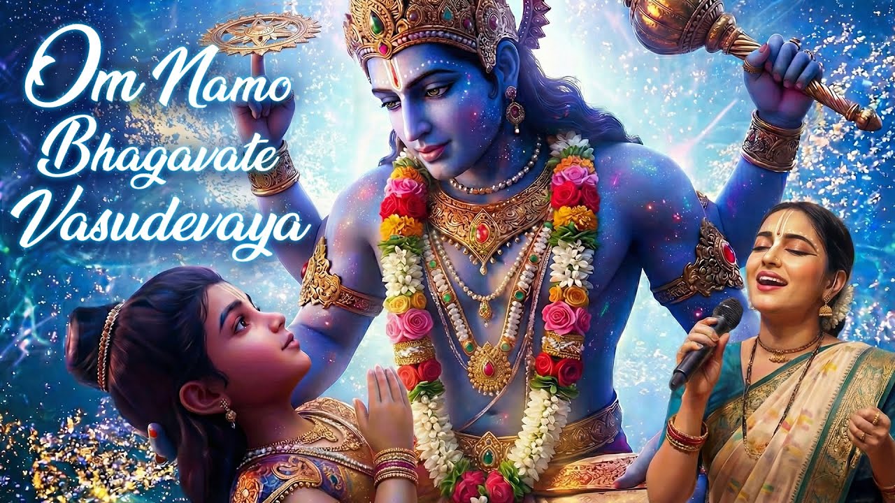 Soulful OM NAMO BHAGAVATE VASUDEVAYA – A Divine Transformation Journey#mahavatarnarasimha #bhakti