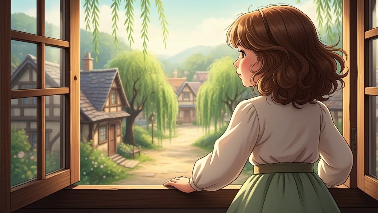Studio Ghibli Style Morning Routine 🌿 |Cozy Village ASMR Animation