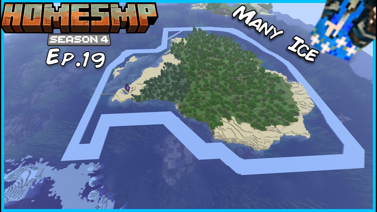 I Placed19,000 Ice Blocks 🧊 | HomeSmp S4 | Episode 19