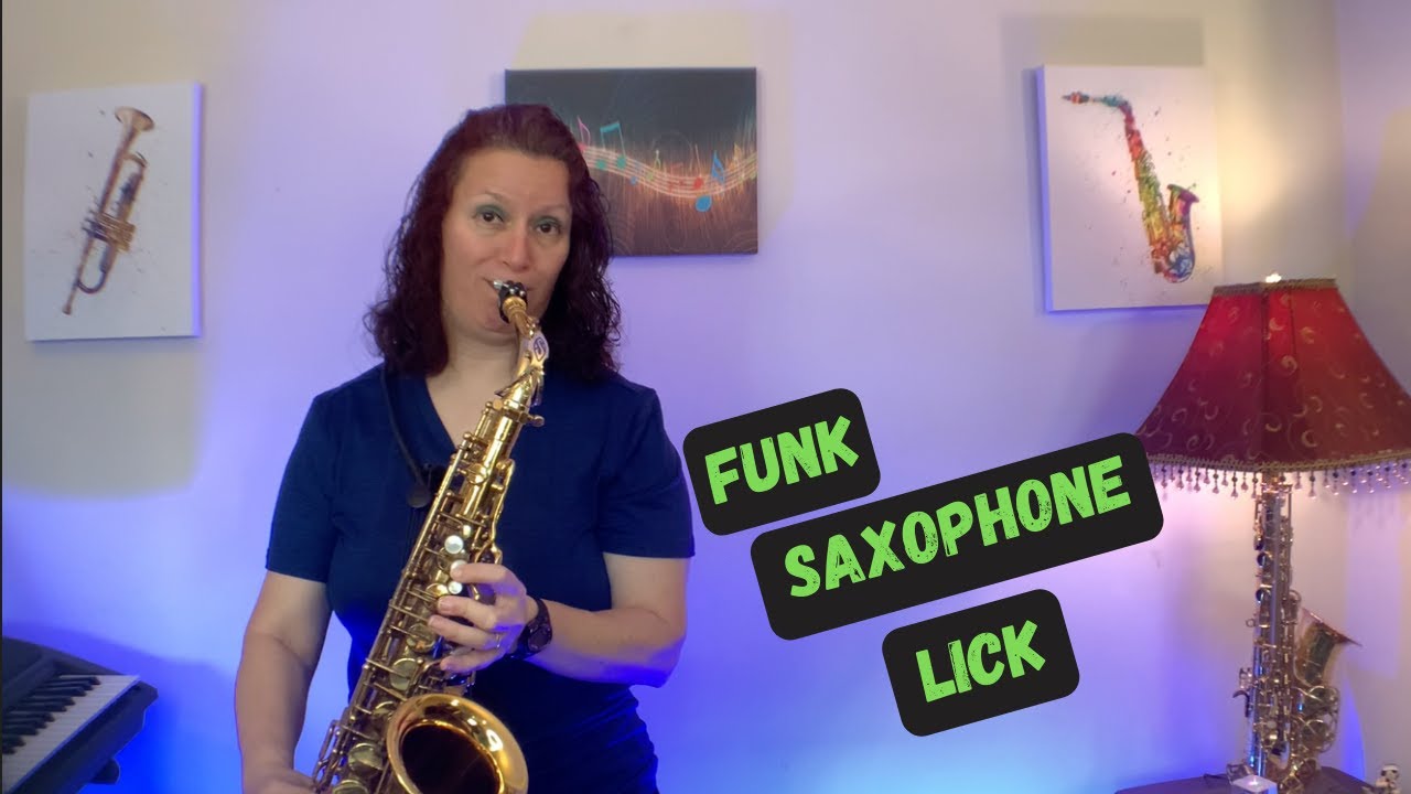 Funk Saxophone Lick; Candy Dulfer