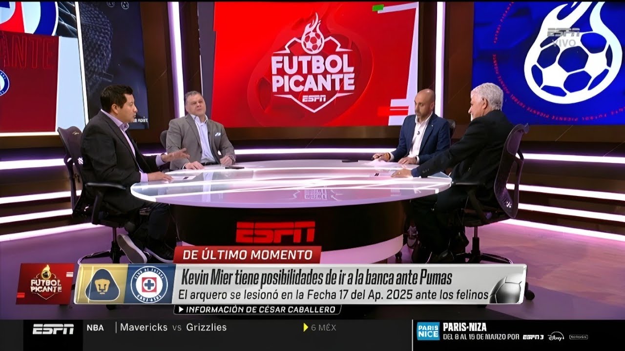 Reporte De Cruz Azul : Pumas vs Cruz Azul Kevin Mier tiene posibilidades de ir a la banca ante Pumas