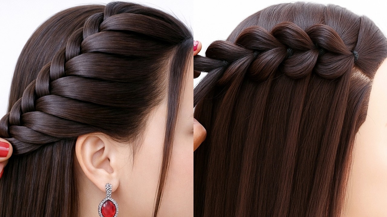 Beautiful & Antique Hairstyle Tutorial | New Hairstyle For Girls | Simple Hair Style Girl