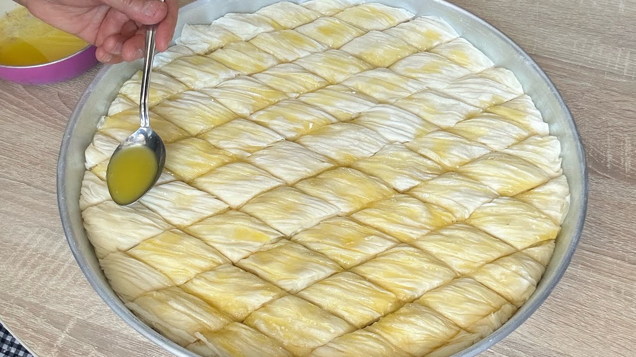 GÜNDE 2 Tepsi Spariş Aldığım BAKLAVA Tarifi💯Hamuru Yağ Gibi Açılıyor 👌Büzgülü Baklava Tarifi