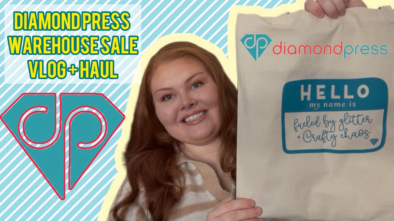DIAMOND PRESS WAREHOUSE SALE HAUL + VLOG