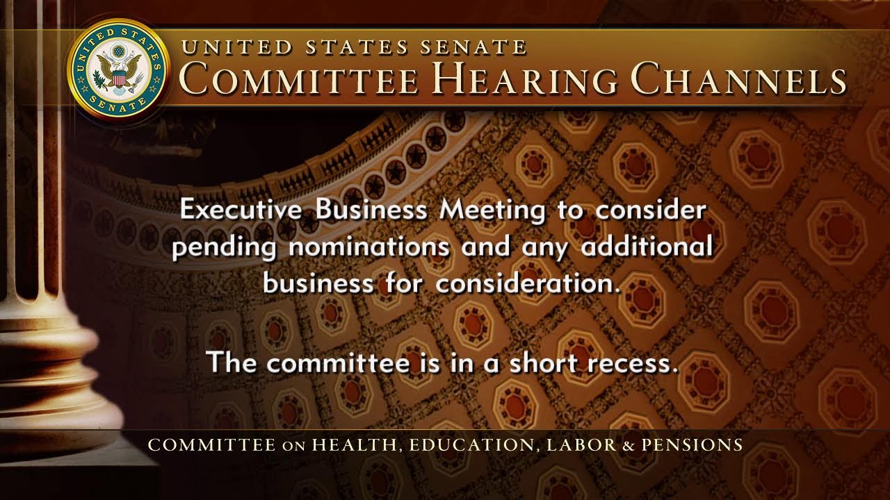 Senate HELP Executive Session (7/23/26) - Health Nomination