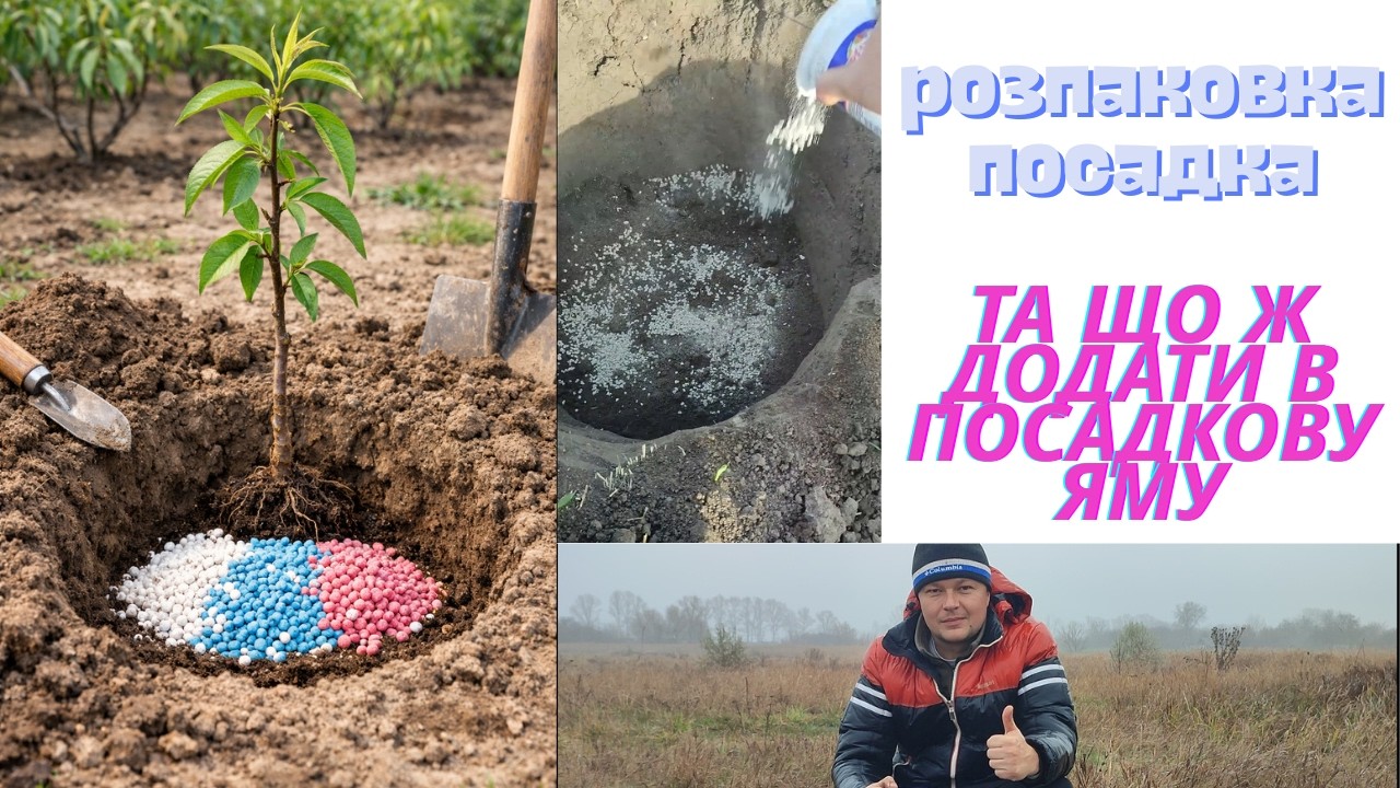 розпаковка посадка що ж додати в посадкову яму