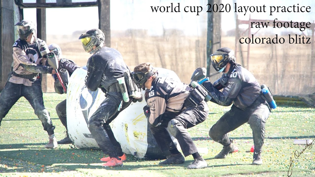 Colorado Blitz Paintball - 2020 NXL World Cup Layout Practice - Raw Footage