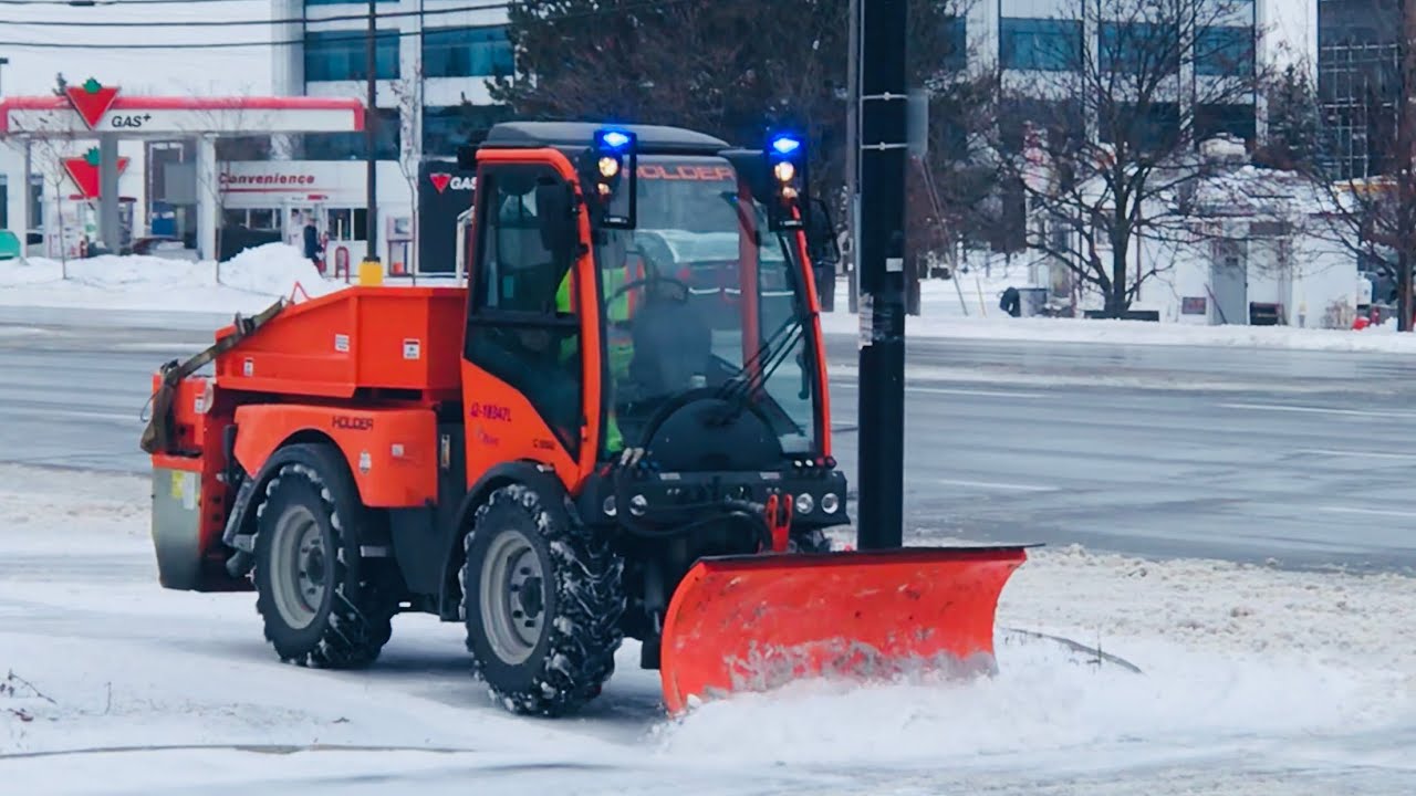Snow Removal Holder Sidewalk Plow