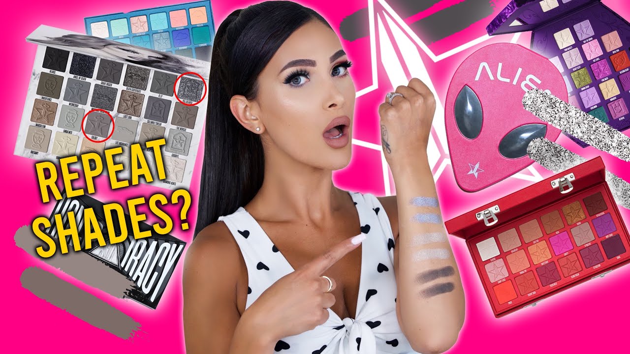Jeffree Star Cosmetics Cremated Palette Review - Are there REPEAT SHADES?? LETS TAKE A CLOSER LOOK
