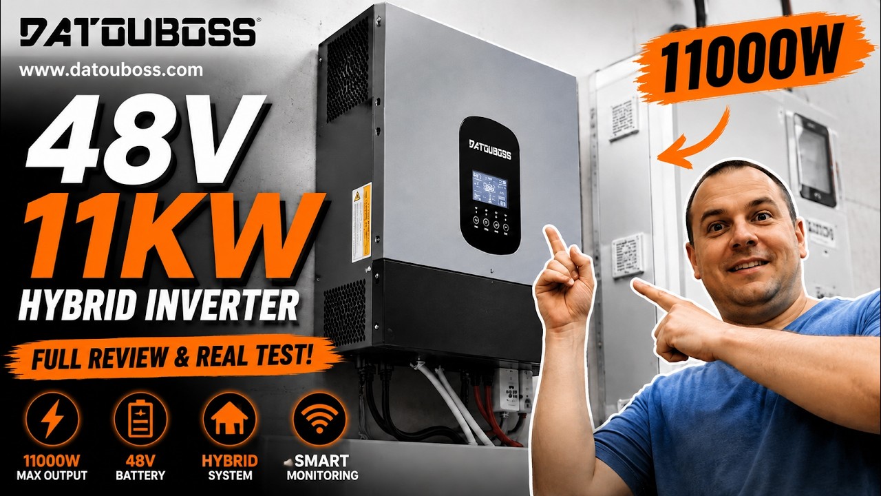Datouboss 48V 11KW Hybrid Inverter Review &ndash; Full Test & Performance Check!