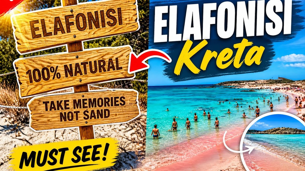 Elafonissi – różowa plaża na Krecie 🇬🇷 Czy naprawdę jest tak piękna? | Wycieczka Mystical Crete Tour