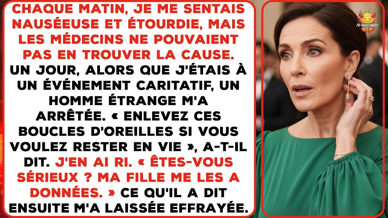 Je me sentais malade chaque matin. À un gala, un homme a murmuré: « Enlevez vos boucles d’oreilles »