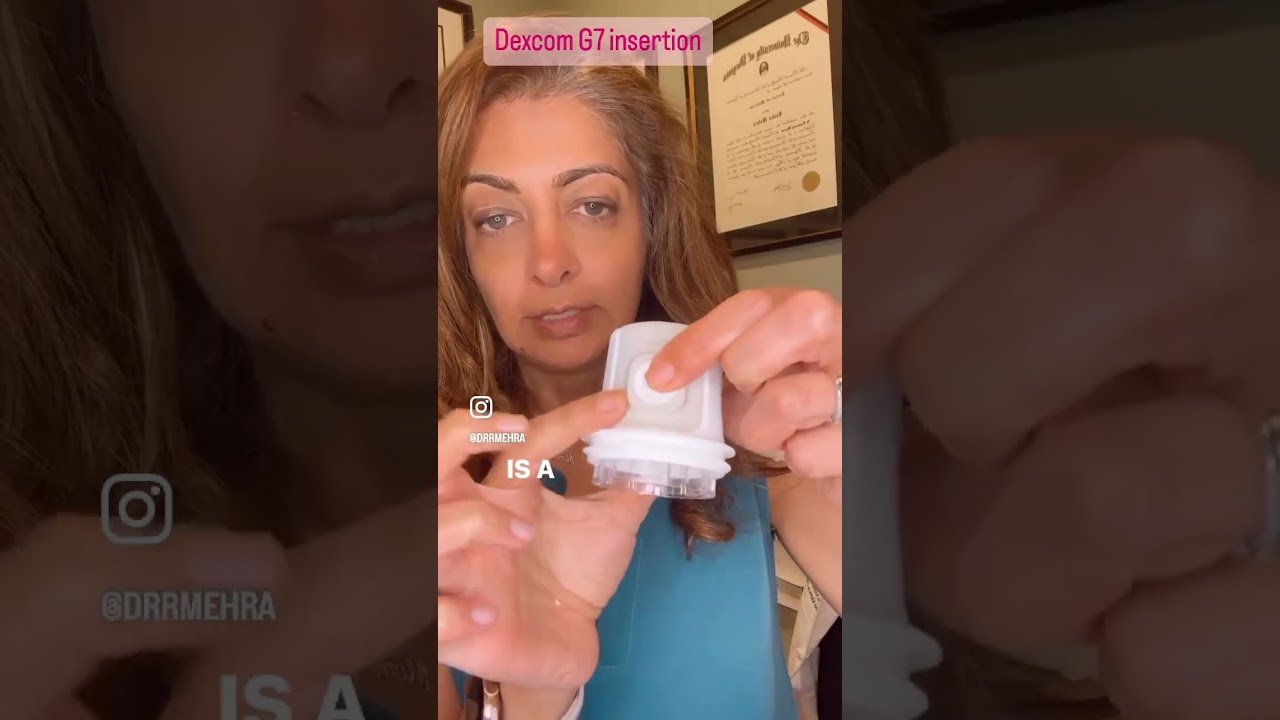 Dexcom G7 insertion