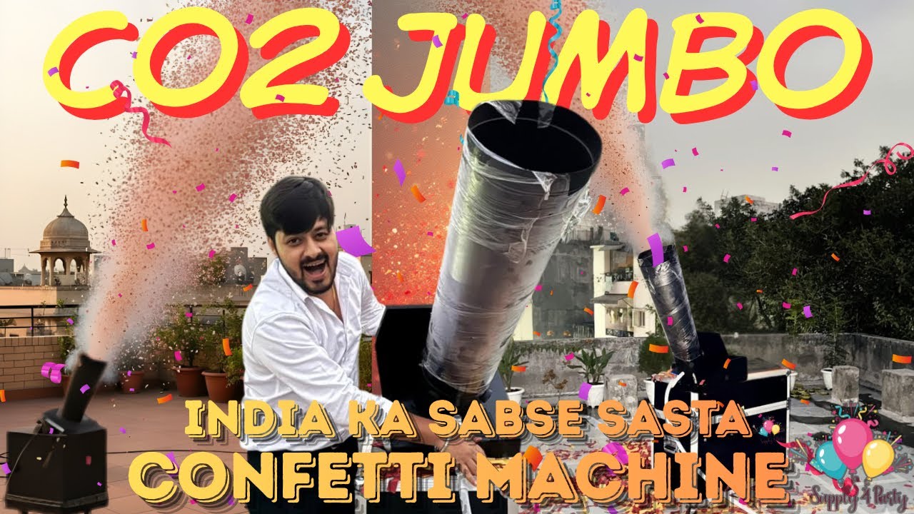 How To Use the CO2 Jumbo Confetti Machine (Full Demo & Setup Guide) | Wholesale Price| Supply4Party 