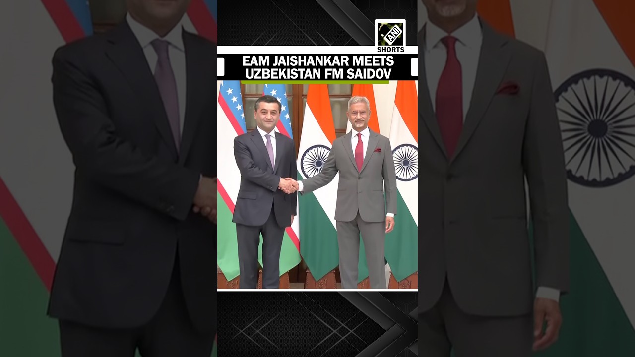 EAM S. Jaishankar meets Uzbekistan Foreign Minister Bakhtiyor Saidov at Hyderabad House