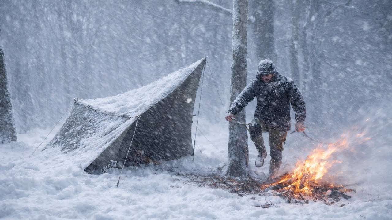 Extreme Cold Survival – Can I Survive Alone in a -14°C Blizzard?