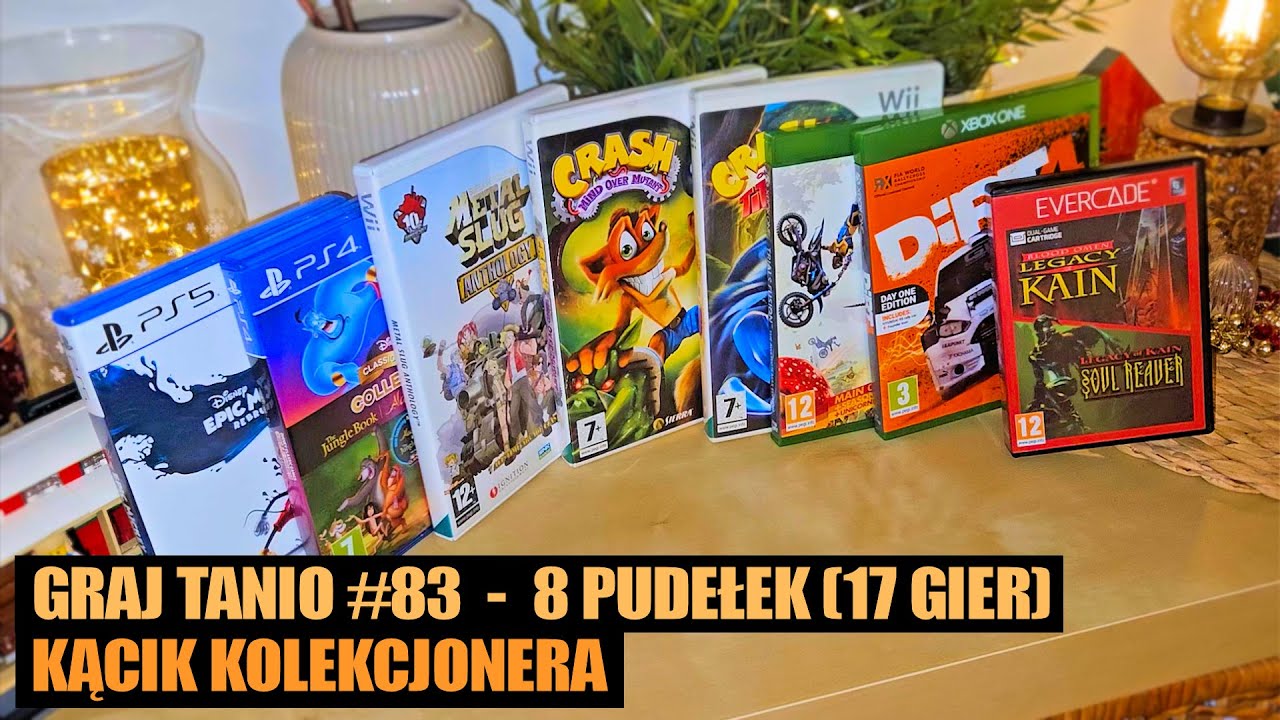 Kącik Kolekcjonera (GRAJ TANIO #83) - Crash Bandicoot Wii, Evercade Legacy of Kain, Disney Classics