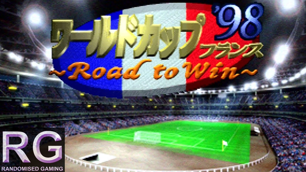 World Cup '98 France: Road to Win - Sega Saturn - Intro & England match gameplay [1080p 60fps]