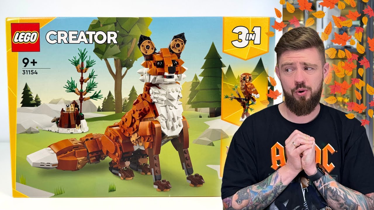 LEŚNE ZWIERZĘTA: CZERWONY LIS 🦊 LEGO CREATOR 31154 RECENJZA