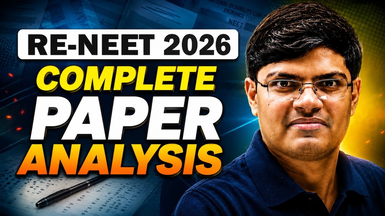 RE-NEET 2026 COMPLETE Paper Analysis | Expected Cut-Off, Safe Score & Marks vs Rank | eSaral