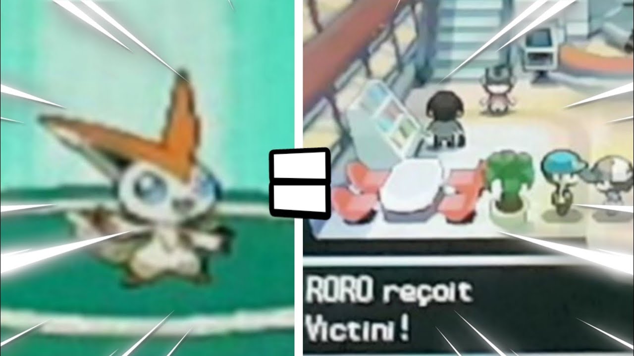 🎁 POKEMON VERSION NOIR ET BLANCHE COMMENT CAPTURER VICTINI !!!🎁