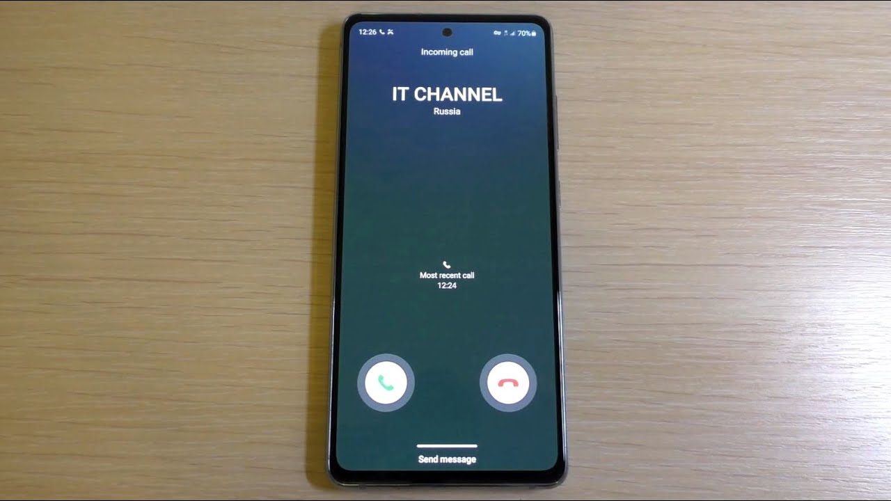 Samsung Galaxy S20FE Incoming Call & Bootanimation
