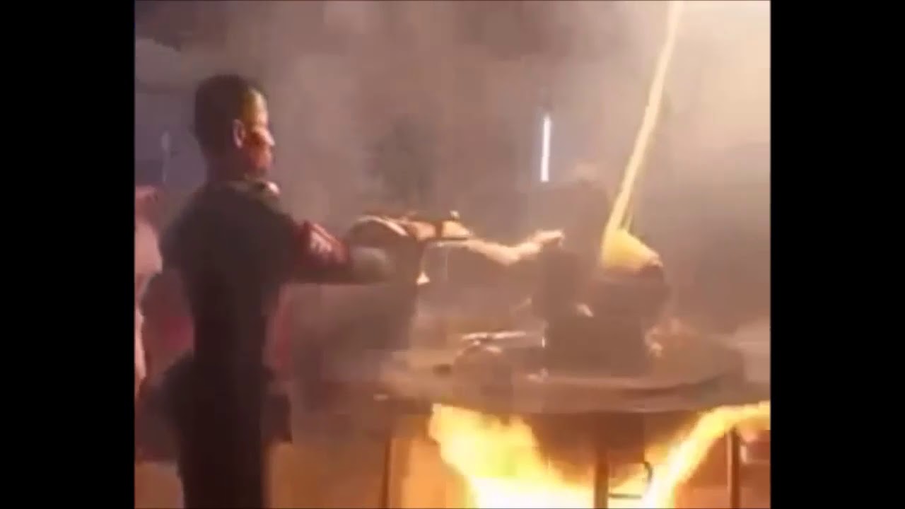 Shaolin Monk Bathing And Meditating In  Boiling Oil