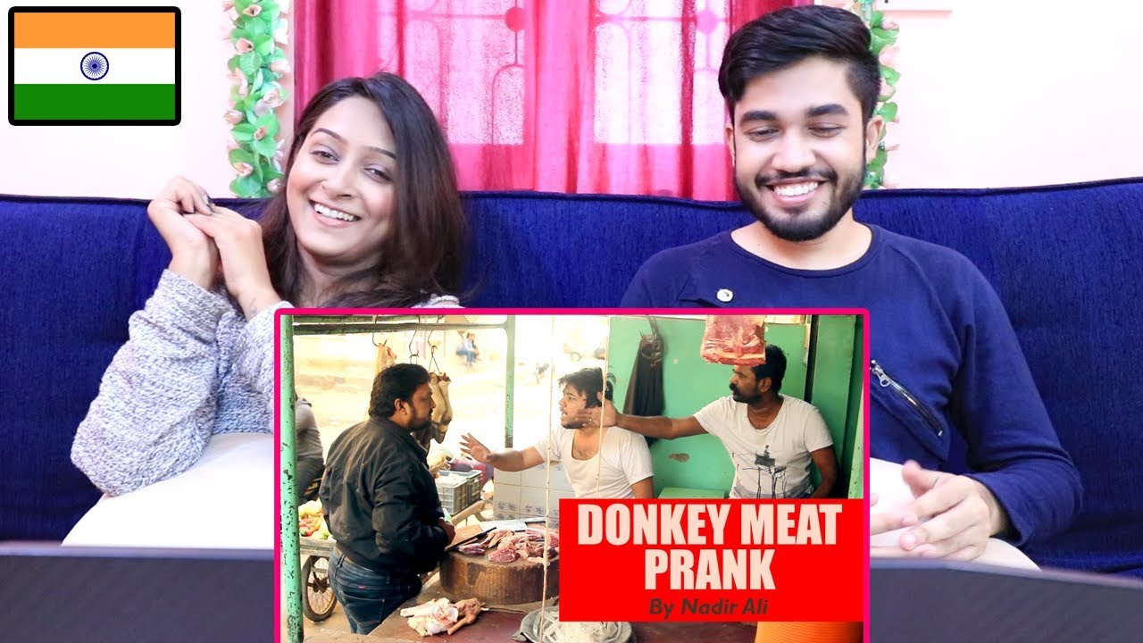 INDIANS react to Donkey Meat Prank | P4 Pakao's Most Popular Prank