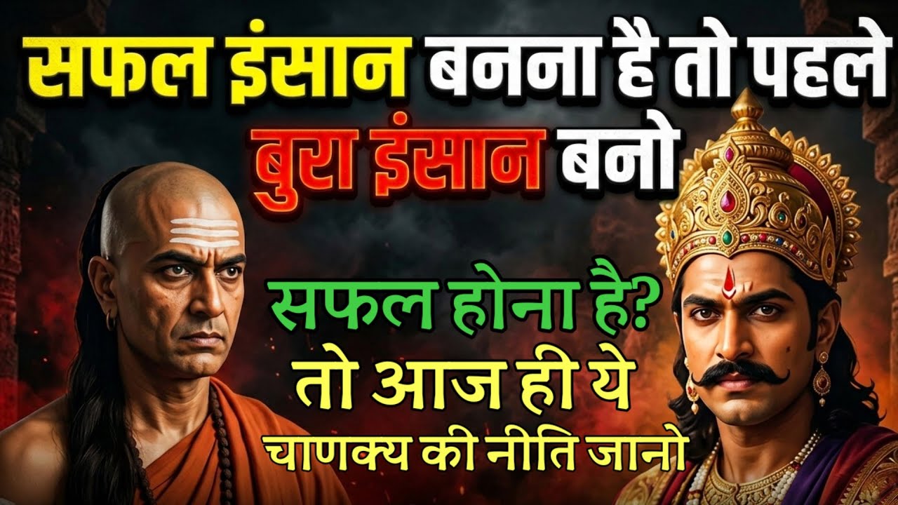 अगर जीवन में सफल होना है, तो पहले बुरा इंसान बनो | चाणक्य की सबसे अनमोल पांच नीतियां @MMStorytellar 