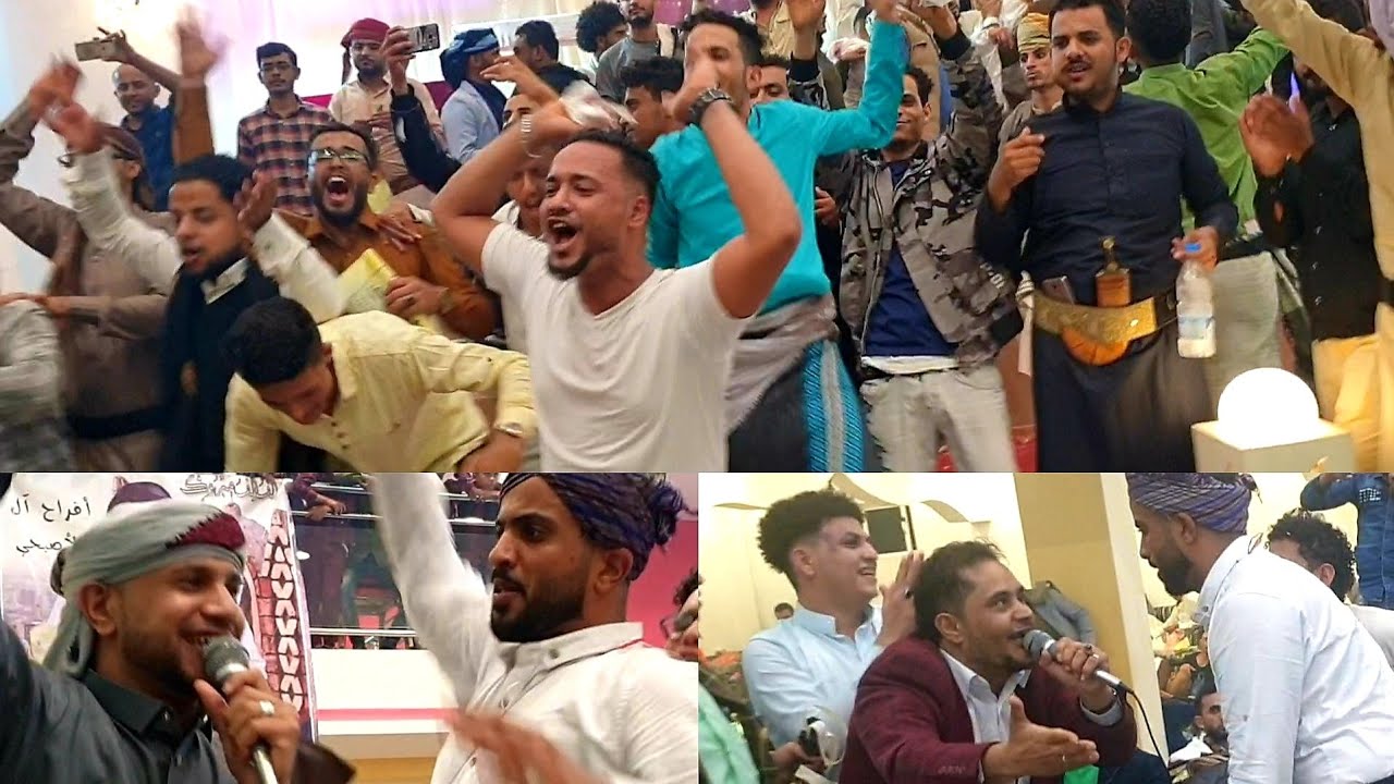 جنون الفنانين وجنون الجمهور😲👍حماااس🤣 ناااااااار🔥🔥في تعز🔥🔥 عرس حسين حبيبه