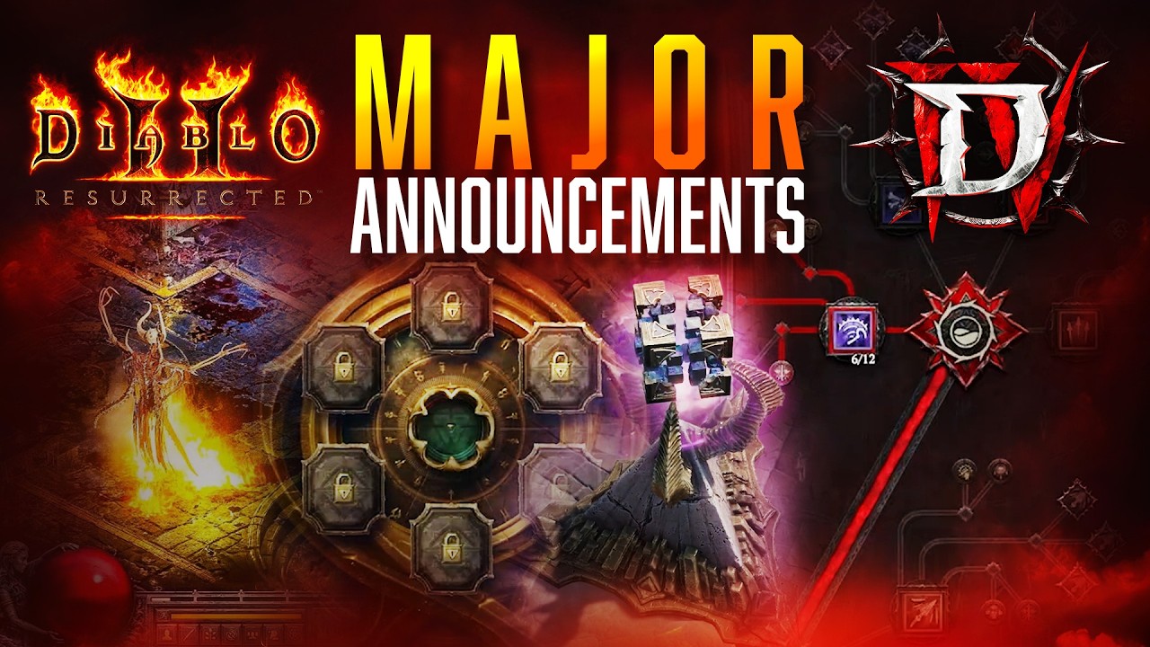 DIABLO 30TH ANNIVERSARY!  MAJOR D4 AND D2R NEWS!