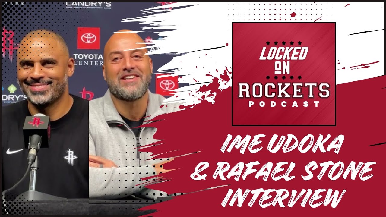 Ime Udoka & Rafael Stone | Houston Rockets Media Day 2025-2026 NBA Season