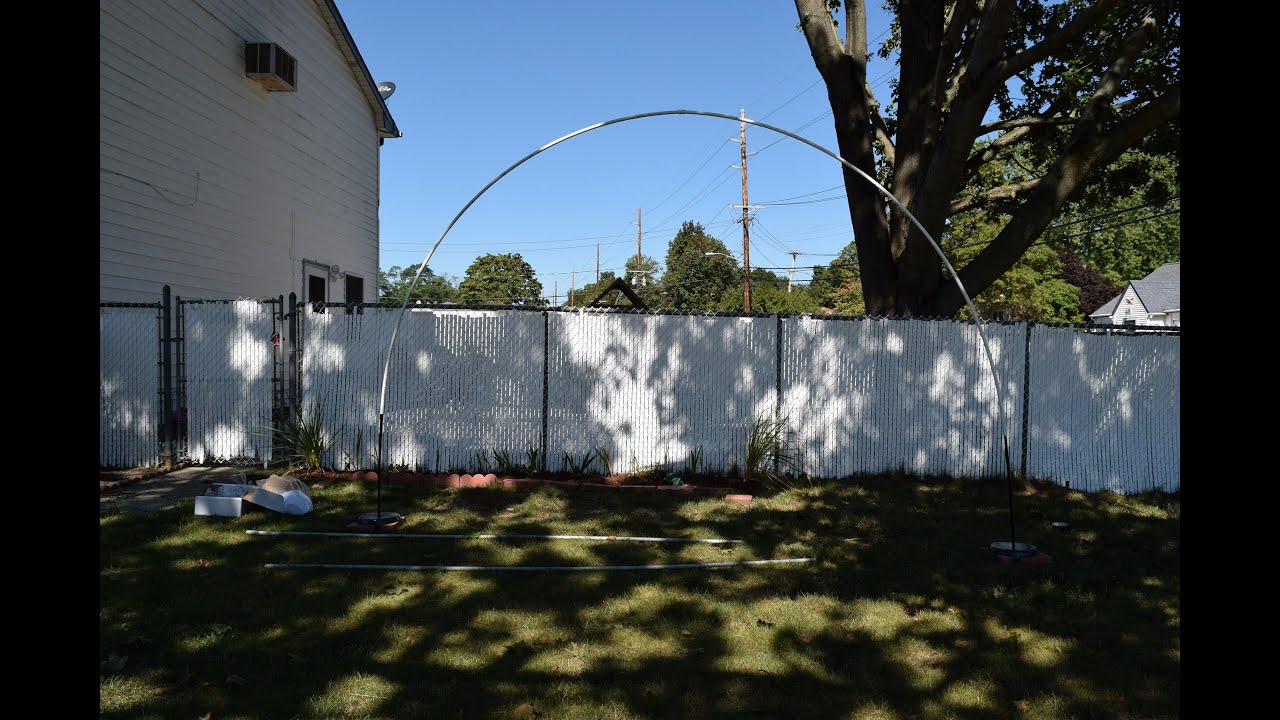 How to make a outdoor balloon frame stand for balloon arch decoration Super easy No tools required!