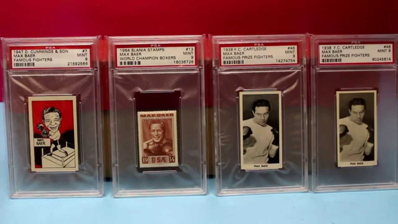max baer boxing cards collection pro heavyweight champ baer