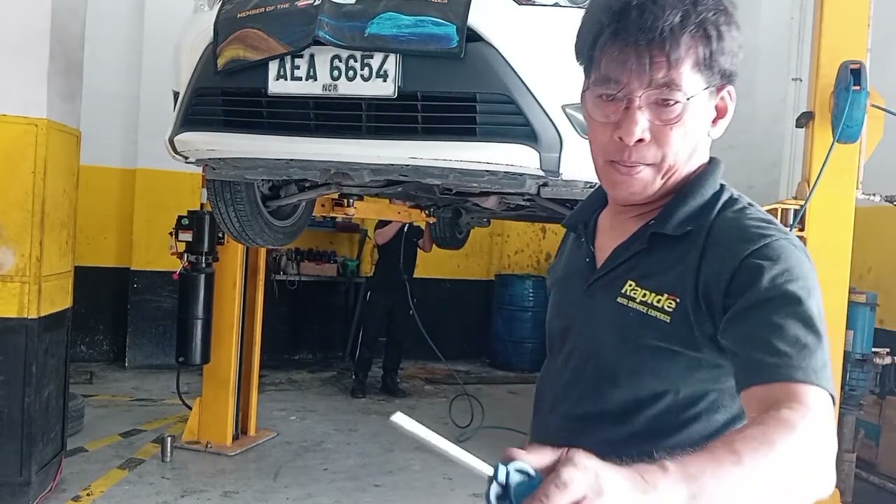 Toyota vios...pms and brake cleaning.... Palit  ATF FUIDS....