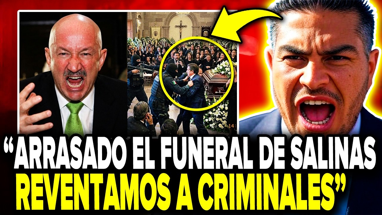 AS&Iacute; FUE el FUNERAL de CARLOS SALINAS: IRRUMPEN 256 SOLDADOS