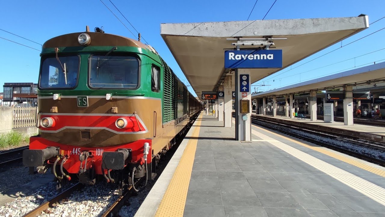 TRENO DI DANTE, MANOVRE, ARRIVI E PARTENZE ALLA STAZIONE DI RAVENNA!