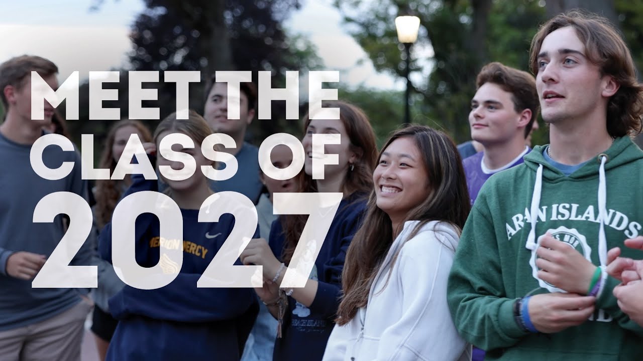 Meet the Holy Cross Class of 2027!