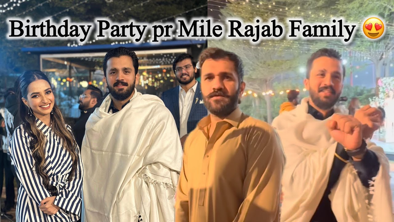 Вечеринка по случаю дня рождения Pr Mile ​⁠@rajabbutt94 😍 Bohot Наслаждайтесь Kia Hamne 🤩