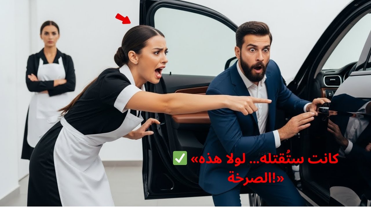 صرخة خادمة عربية أنقذت المليونير… وزوجته كانت تُدبّر قتله! 😱