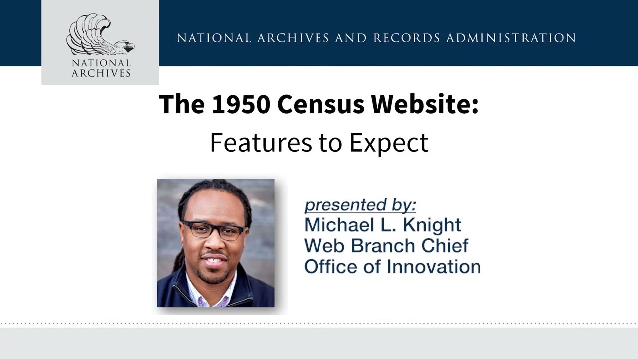 1950 Census: Overview of Website Features