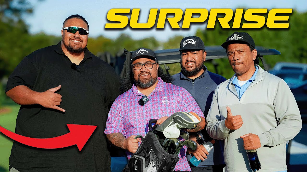 Surprising Our Best Mate With His Own Golf Clubs!