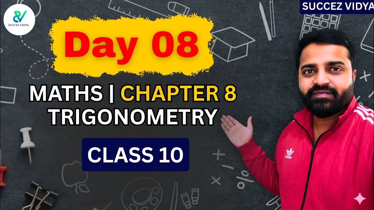 Class 10 | CH 08 | Maths | Trigonometry | Complete Syllabus in 30 Days | Vasu Yadav
