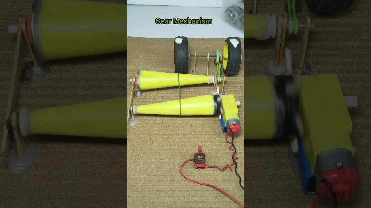 Automatic Gear transmission - 1st to 5th #science #project #tech
