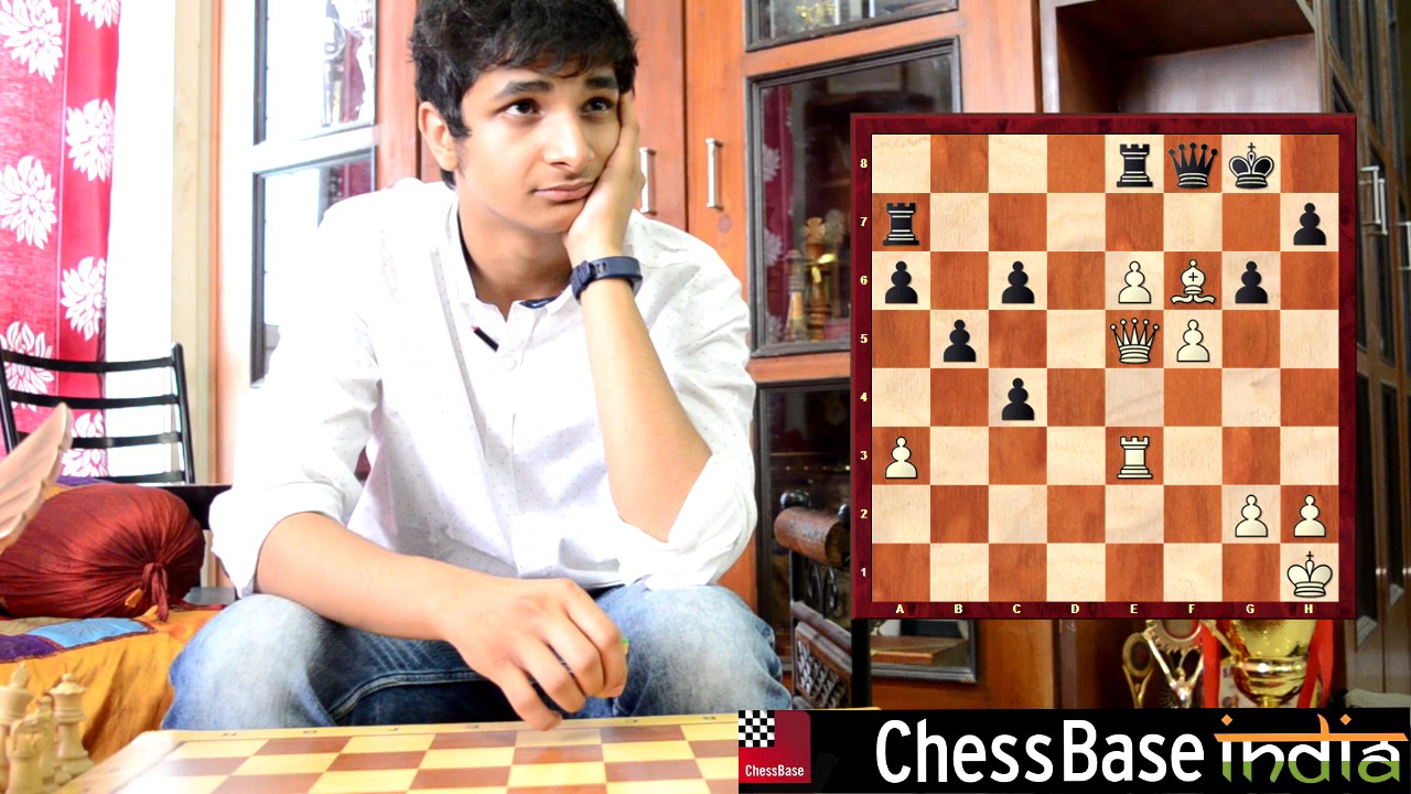 India no.3 Vidit Gujrathi solving chess problems without a chess board