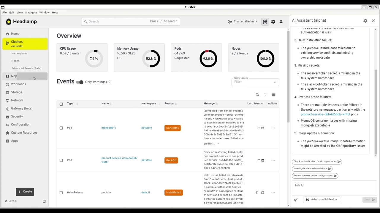 Headlamp AI Assistant